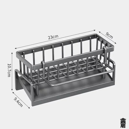 Storage Solutions Kitchen Sink Organizer with Drainage Rack