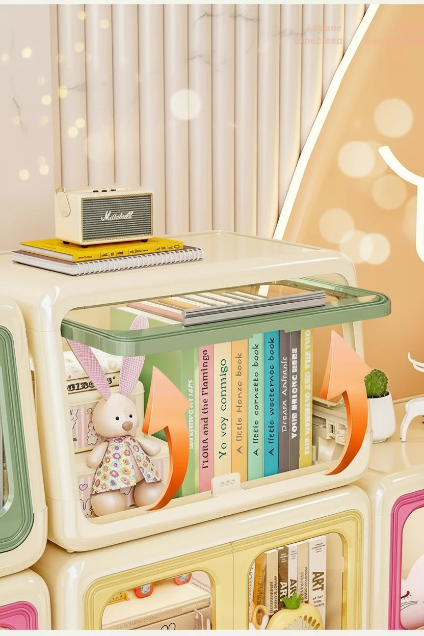 Storage Solutions Subtly Bold Storage Cabinet – Large Capacity Multi-Function Organizer